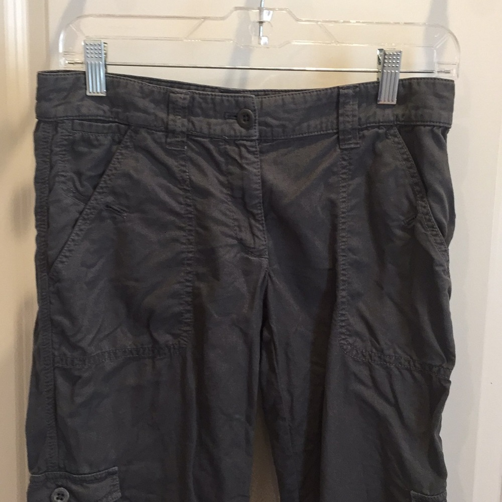 J. Crew cotton-linen cargo pants